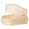 Pet Casket, Wooden Pet Burial Box, 24", 30" and 35" Loving Dog Memorial, Strong and Safe Pet Coffin, Dignified Dog Casket, Hinged Lid Cat Casket, Baltic Birch Dog Burial Box